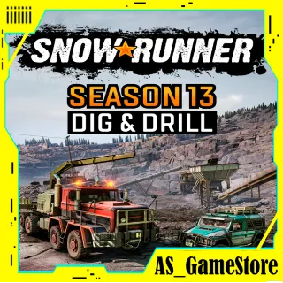 Купить 🔵 SnowRunner - Сезон 13 Dig  Drill / Сноураннер | PS4/PS5 Турция Украина