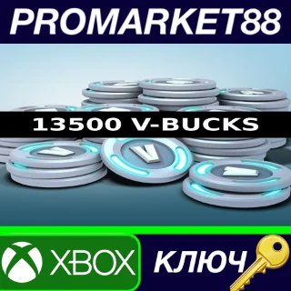 Купить ⭐ Fortnite - 13500 V-Bucks Xbox Series X|S КЛЮЧ 🔑 GLOBAL