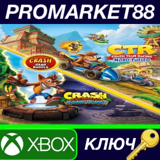 Купить ⭐ Crash Bandicoot Bundle - N. Sane Trilogy + CTR Nitro-