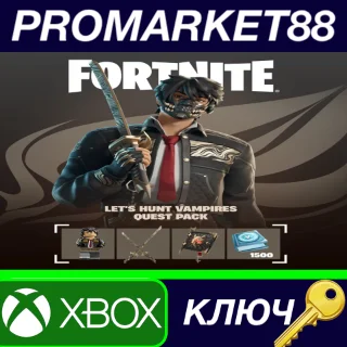 Купить ⭐ Fortnite - Let's Hunt Vampires Quest Pack DLC US XBOX