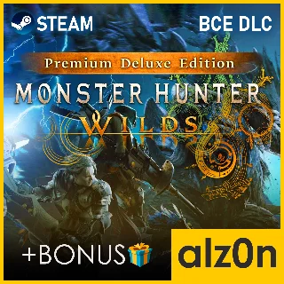 Купить ・Monster Hunter Wilds Premium Deluxe Ed + ПОДАРОК・STEAM