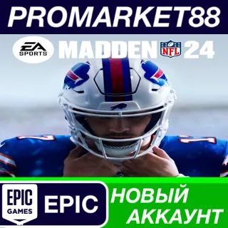 Купить ✅ Madden NFL 24 Epic Games АККАУНТ НОВЫЙ+ПОЧТА