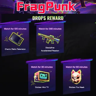 Купить Скин FragPunk Gun twitch сбрасывает 4 предмета