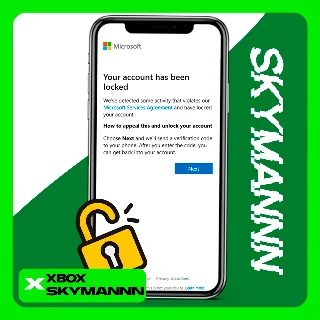 Купить 🔓 УСЛУГА РАЗБЛОКИРОВКИ АККАУНТА MICROSOFT | XBOX 🟩