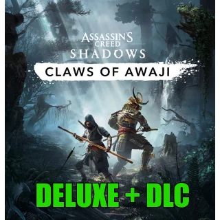 Купить ASSASSINS CREED SHADOWS・DELUXE + CLAWS OF AWAJI・UBISOFT
