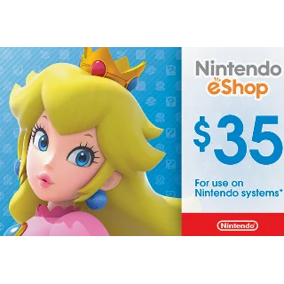 Купить 🍄 Карта пополнения Nintendo eShop 35$ USA США 🍄