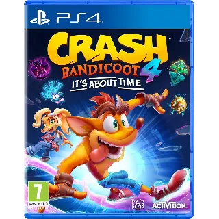 Купить 🎮 Crash Bandicoot 4 It’s About Time PS4 Аренда 5 дней ⚡