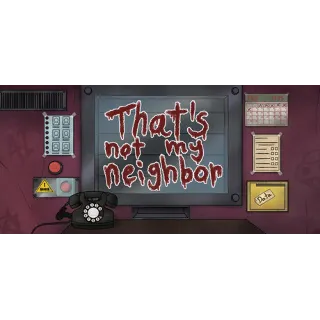 Купить That's not my Neighbor - STEAM GIFT РОССИЯ