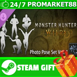 Купить ⭐ ️ Monster Hunter Wilds - Photo Pose Set Vol. 1 STEAM