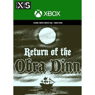 Купить ⭐ ️ Return of the Obra Dinn Xbox One Series X|S