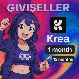 Купить Krea AI Basic/Pro/Max ПРОДЛЕНИЕ 1 МЕСЯЦ