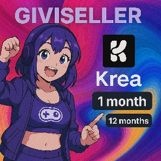Купить 🎨 🧠 Krea AI 🖥 ️ Basic / Pro / Max 🔁 ПРОДЛЕНИЕ