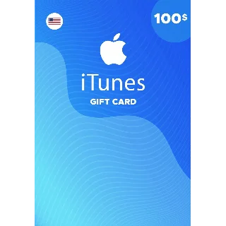 Купить 🍏 🇺🇸 Подарочная карта Apple iTunes 100 USA 🇺🇸 🍏