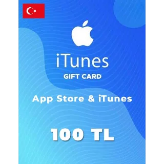 Купить 🍏 🇹Подарочная карта Apple iTunes 100 TRY Турция🇹🇷 🍏
