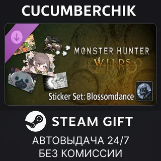 Купить Monster Hunter Wilds - Sticker Set: Blossomdance ✅ STEAM