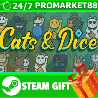 Купить ⭐ ️ВСЕ СТРАНЫ+РОССИЯ ⭐ ️ Cats and Dice STEAM GIFT