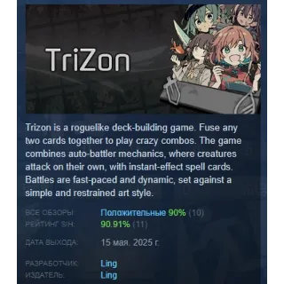 Купить Trizon АВТОДОСТАВКА STEAM РОССИЯ