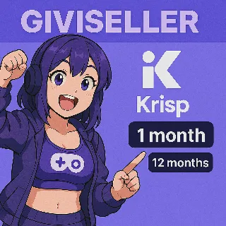 Купить KRISP AI ПРОДЛЕНИЕ/ПОДПИСКА 1-12 МЕСЯЦ PRO/ BUISNESS