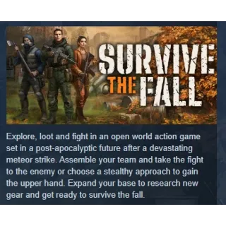 Купить Survive the Fall АВТОДОСТАВКА STEAM GLOBAL МГНОВЕННО ЛИЦЕНЗИЯ