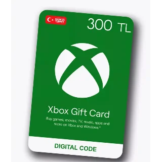 Купить ✅ Xbox Live Подарочная карта 300 TRY (Турция) 🇹🇷