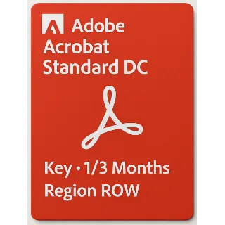 Купить ADOBE ACROBAT STANDARD DC KEY 🔑 1/3 Months