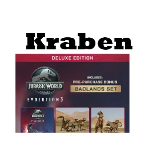 Купить Jurassic World Evolution 3: Deluxe Edition steam
