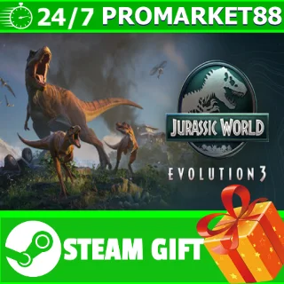 Купить ⭐ ️ Jurassic World Evolution 3: Deluxe Edition STEAM GIF