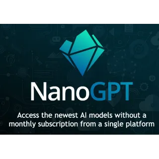 Купить Подписка на NanoGPT PRO + пополнение 1 МЕСЯЦ