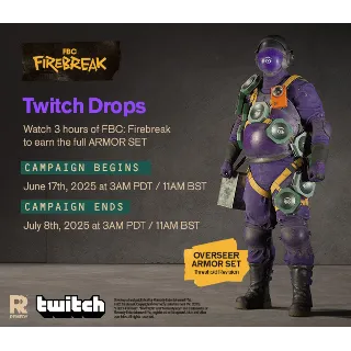 Купить FBC: Firebreak Overseer Armor Set Twitch Drop
