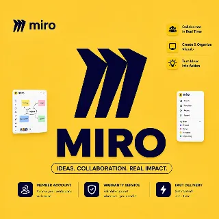 Купить Подписка на команду Miro, личный аккаунт на 14–30 дней