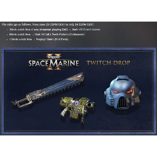 Купить Warhammer 40,000: Space Marine2 🎁 3 предмета Twitch Drop