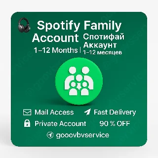 Купить Spotify Premium Family | Аккаунт | 1–3 месяцев