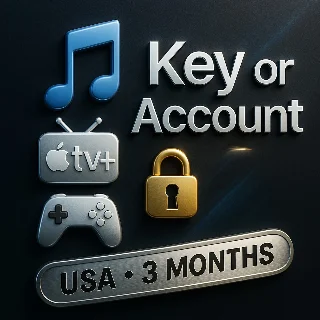 Купить 🔐 Apple Music /TV+/Arcade США | Ключ или Аккаунт| 3меc