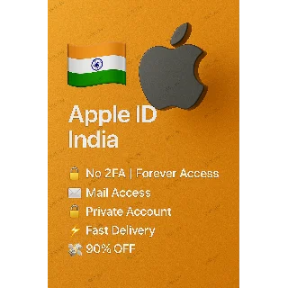 Купить 🇮🇳 🔐 Apple ID Индия | No 2FA | Активный и готовый 🚀
