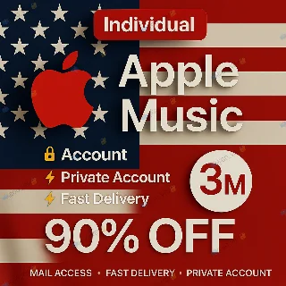 Купить Apple Music аккаунт 3M США 🎵 🚀 – Индивидуальный 🇺🇸