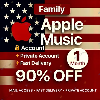 Купить Apple Music аккаунт 1M США 🎶 👨 ‍ 👩 ‍ 👧 ‍ 👦 –Для семьи🇺🇸