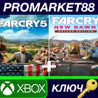 Купить ⭐ Far Cry 5 + Far Cry New Dawn Deluxe Edition Bundle EU