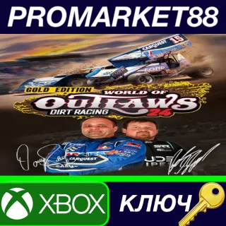 Купить ⭐ World of Outlaws: Dirt Racing 24 Gold Edition US XBOX