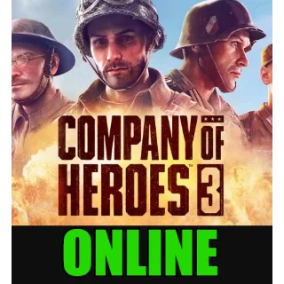 Купить ・COMPANY OF HEROES 3・ОНЛАЙН・АРЕНДА・STEAM・GFN・НА 7-30 ДН