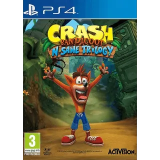 Купить 🎮 Crash Bandicoot N.SaneTrilogy PS4 Аренда 5 дней 🔰