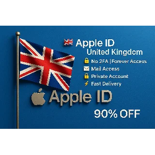 Купить 🇬🇧 🔐 Apple ID UK | Нет 2FA | Активный и готовый 🚀