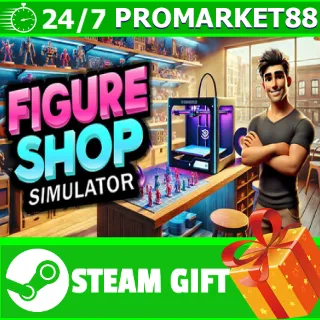 Купить ️ВСЕ СТРАНЫ+РОССИЯ Figure Shop Simulator STEAM GIFT