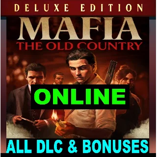 Купить MAFIA: THE OLD COUNTRY・DELUXE ・ВСЕ DLC・АРЕНДА・STEAM・PC