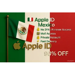 Купить 🔐 Apple ID Мексика 🇲🇽 | Без 2FA | Полный доступ 🚀