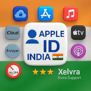 Купить 🇮🇳 Apple ID Индия | Без 2FA или Телефон | Полный Доступ | Быстрая Доставка 🔐