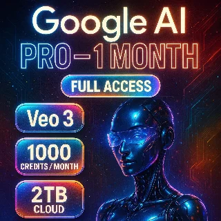 Купить Gemini Google AI PRO + VEO 3 + FLOW| 1,000 AI Credits