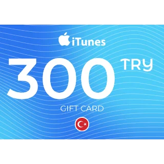 Купить 🍏 🇹Подарочная карта Apple iTunes 300 TRY Турция🇹🇷 🍏
