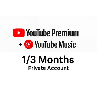 Купить YouTube Premium + Music 1/3 Месяца | Приватный Аккаунт