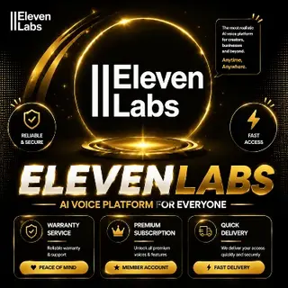Купить Личный счет ElevenLabs на 10 000 кредитов
