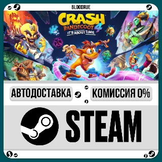 Купить Crash Bandicoot 4: It’s About Time ⚡ ️•KZ/UA 🎁 STEAM АВТО